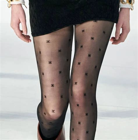 chanel tights online|Chanel stockings.